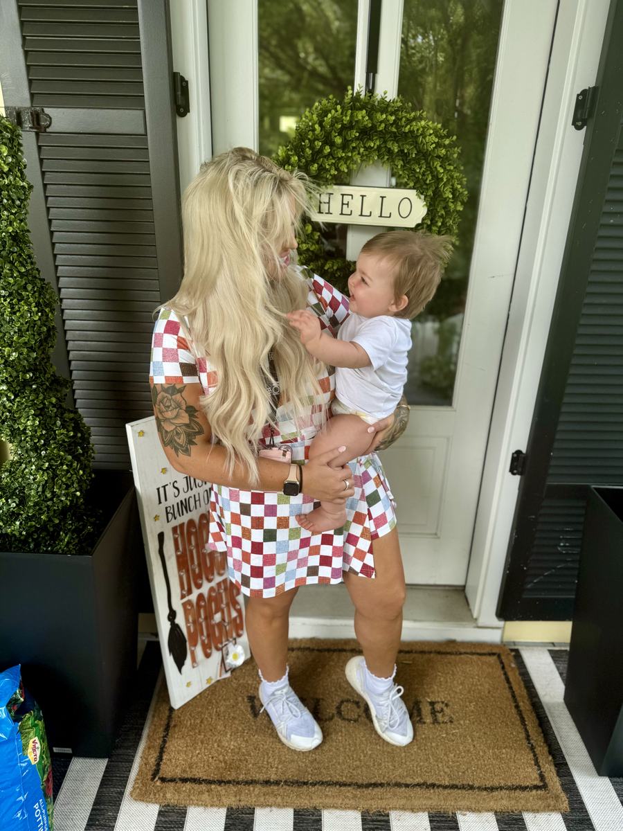 Leilani with her mother